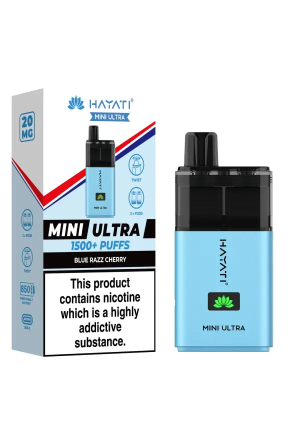 Hayati Mini Ultra in Blue Razz Cherry