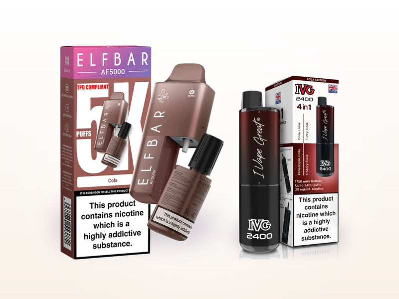 Cola Vape Flavours at Vape Outlet Online
