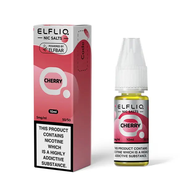 Cherry Nic Salt E-Liquid by Elf Bar Elfliq Salts 10ml -  Vape Outlet Online