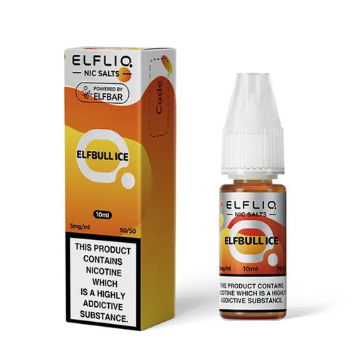 Elfbull Ice Nic Salt E-Liquid by Elf Bar Elfliq Salts 10ml