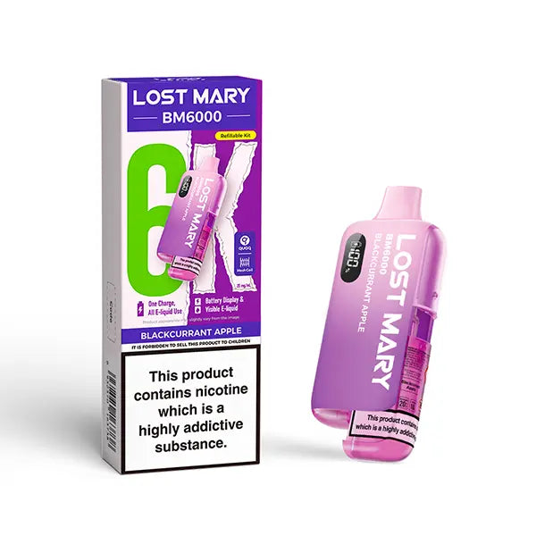 Lost Mary BM6000 Disposable Vape Kit 20mg -  Vape Outlet Online