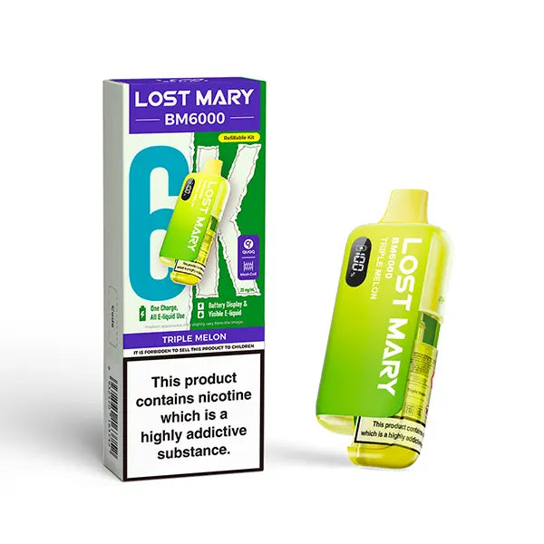 Lost Mary BM6000 Disposable Vape Kit 20mg -  Vape Outlet Online