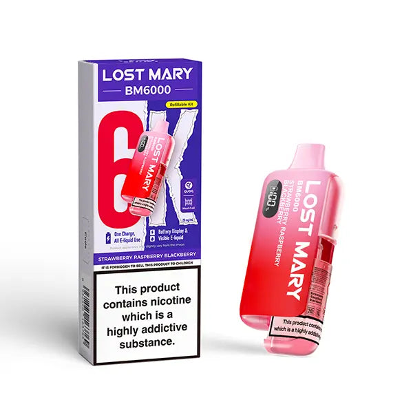 Lost Mary BM6000 Disposable Vape Kit 20mg -  Vape Outlet Online