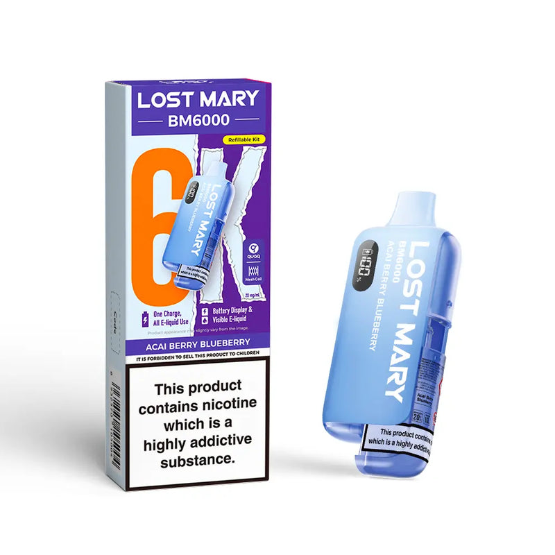 Lost Mary BM6000 Disposable Vape Kit 20mg -  Vape Outlet Online