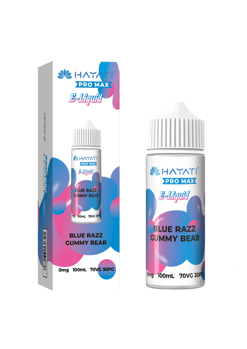 Hayati Pro Max Eliquid 70/30 - Blue Razz Gummy Bear - 100ml