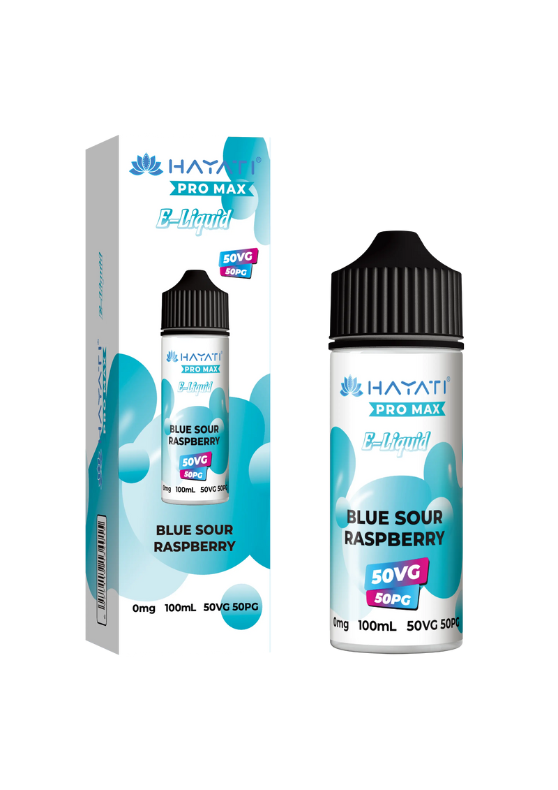 Blue Sour Raspberry 50/50 Shortfill E-Liquid by Hayati Pro Max 100ml -  Vape Outlet Online