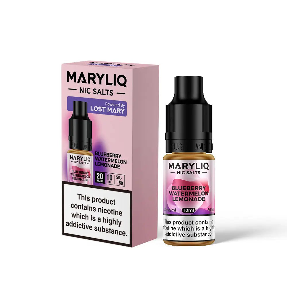 Blueberry Watermelon Lemonade Nic Salt E-Liquid by Maryliq Salts 10ml -  Vape Outlet Online
