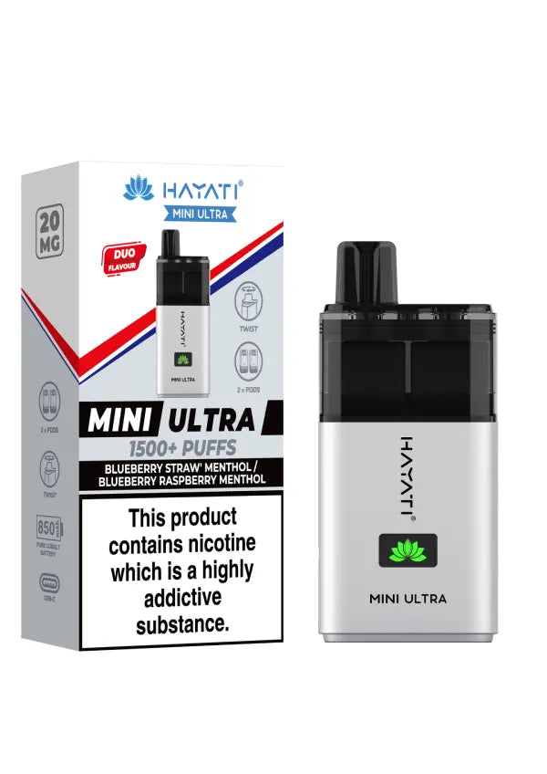 Hayati Mini Ultra Disposable Vape Kit 20mg -  Vape Outlet Online