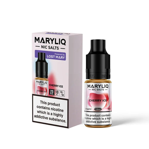 Cherry Ice Nic Salt E-Liquid by Maryliq Salts 10ml