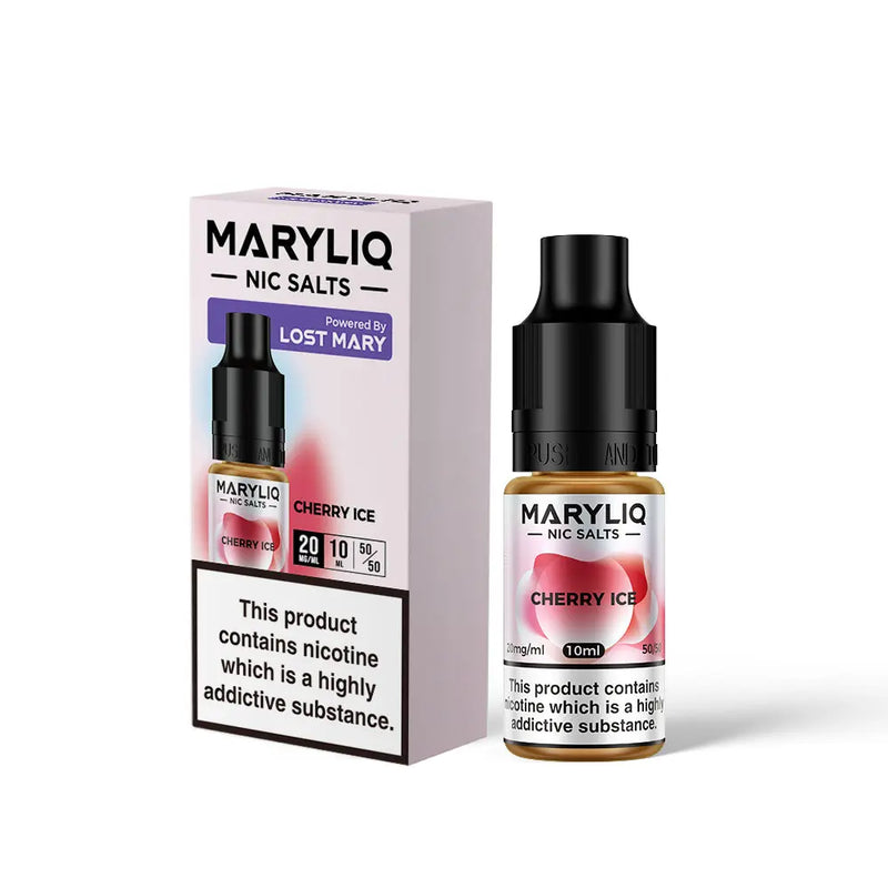 Cherry Ice Nic Salt E-Liquid by Maryliq Salts 10ml -  Vape Outlet Online