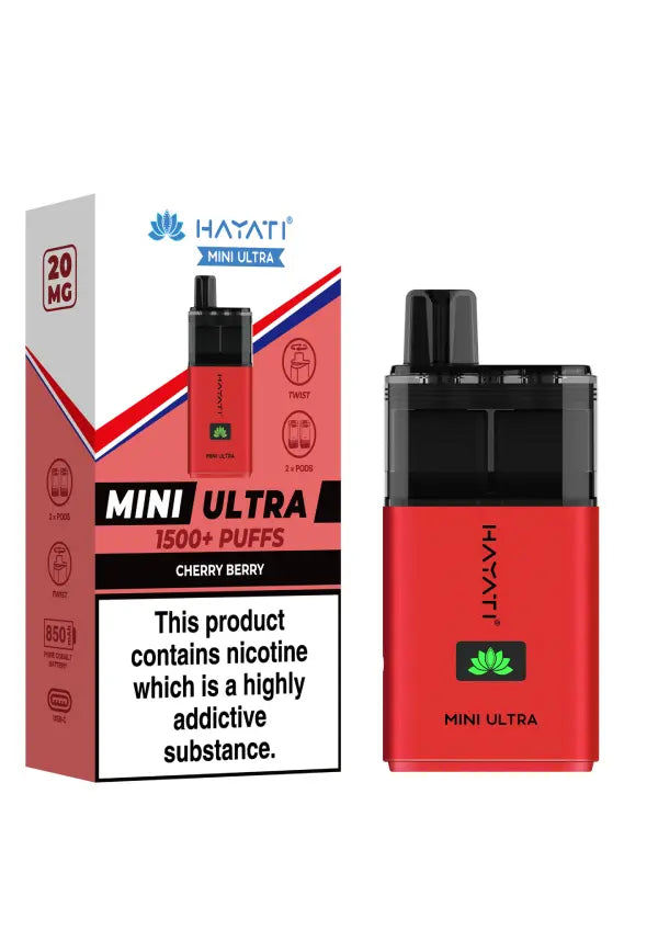 Hayati Mini Ultra Disposable Vape Kit 20mg -  Vape Outlet Online