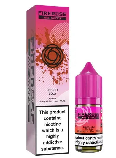 Cherry Cola Nic Salt E-Liquid by Firerose 5000 Salts 10ml -  Vape Outlet Online