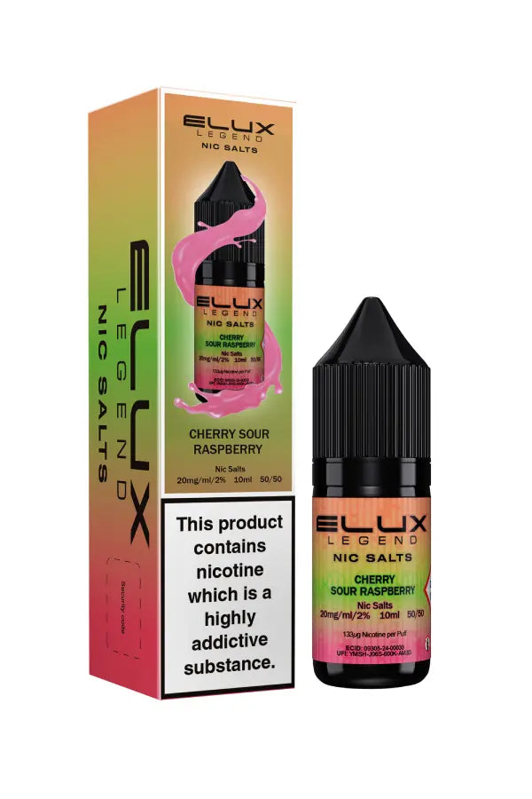 Cherry Sour Raspberry Nic Salt E-Liquid by Elux Legend 10ml -  Vape Outlet Online