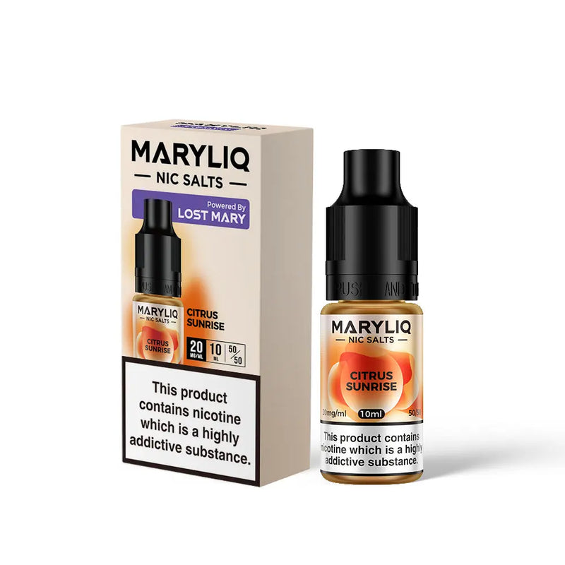 Citrus Sunrise Nic Salt E-Liquid by Maryliq Salts 10ml -  Vape Outlet Online