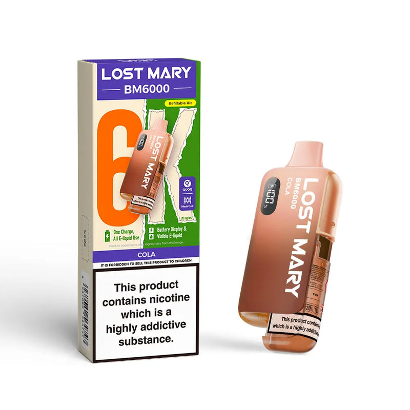 Lost Mary BM6000 Disposable Vape Kit 20mg -  Vape Outlet Online