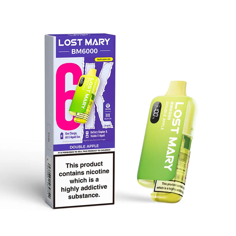 Lost Mary BM6000 Disposable Vape Kit 20mg -  Vape Outlet Online