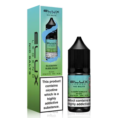 Blueberry Bubblegum Nic Salt E-Liquid by Elux Legend 10ml -  Vape Outlet Online