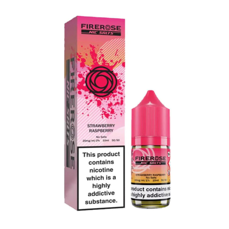 Strawberry Raspberry Nic Salt E-Liquid by Firerose 5000 Nic salt 10ml -  Vape Outlet Online