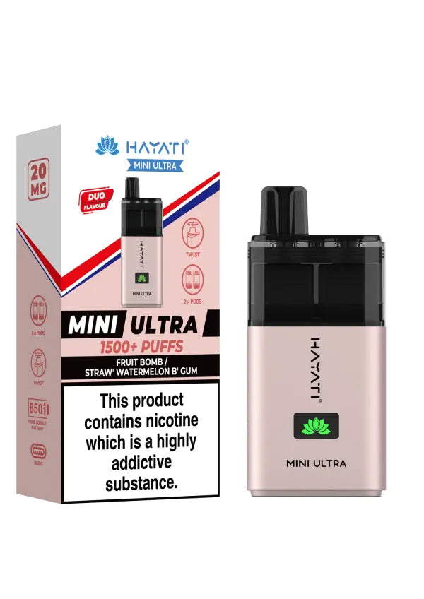 Hayati Mini Ultra Disposable Vape Kit 20mg -  Vape Outlet Online