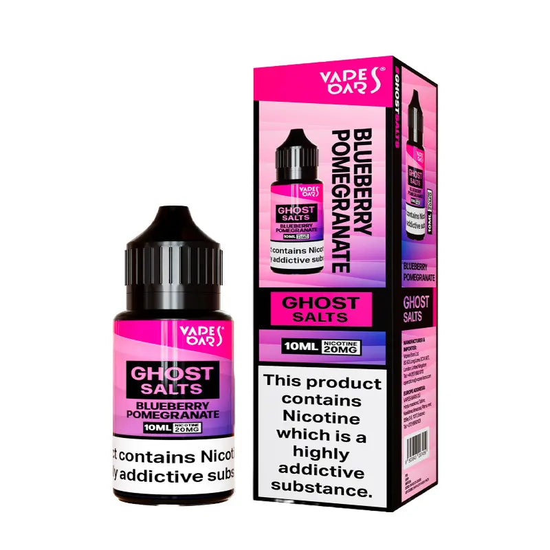 Blueberry Pomegrante Nic Salt E-liquid by Vapes Bar Ghost Salts 10ml -  Vape Outlet Online