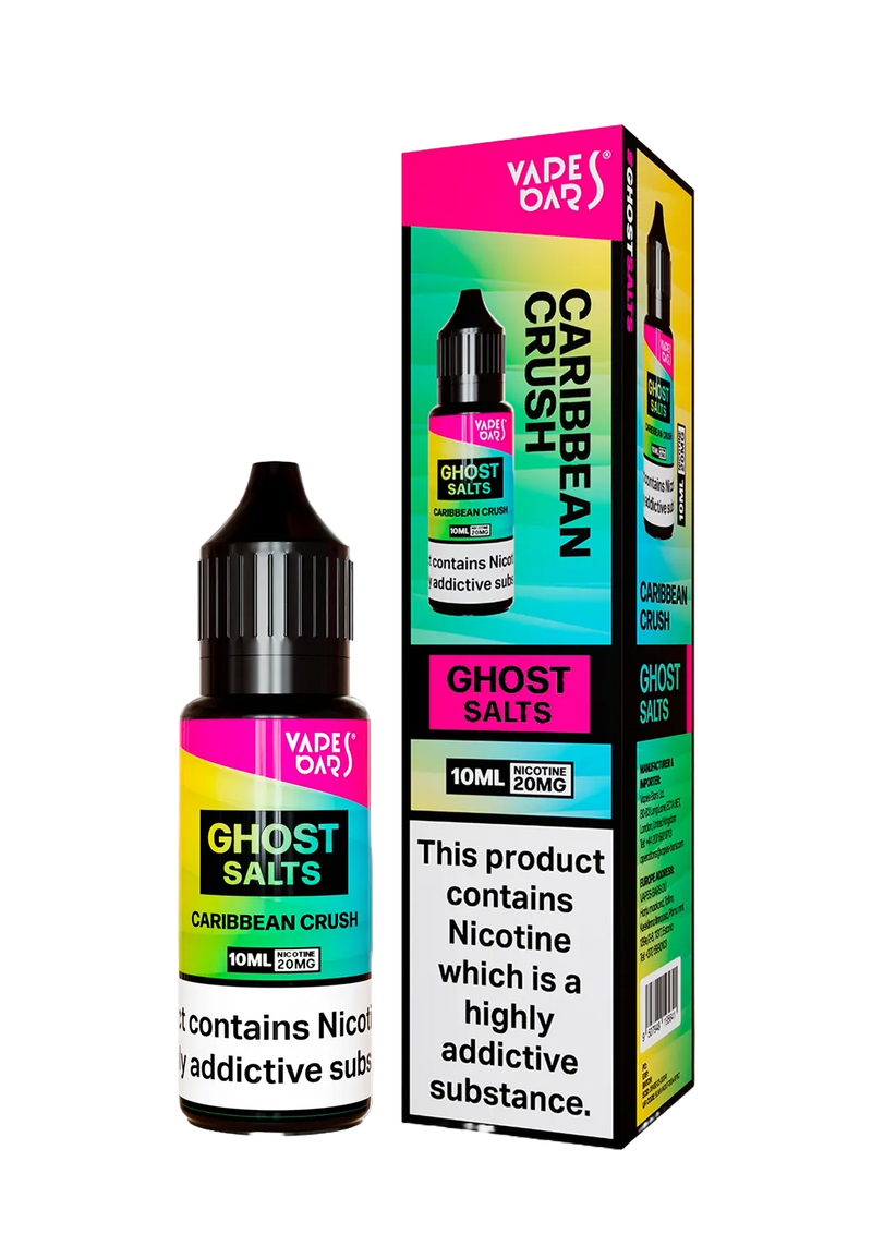Caribbean Crush Nic Salt E-liquid by Vapes Bar Ghost Salts 10ml -  Vape Outlet Online