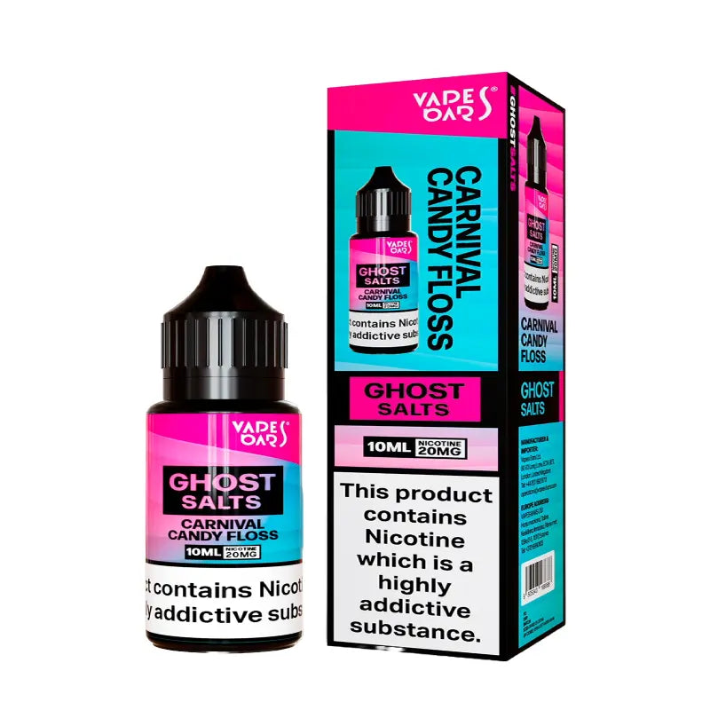 Carnival Candy Floss Nic Salt E-liquid by Vapes Bar Ghost Salts 10ml -  Vape Outlet Online