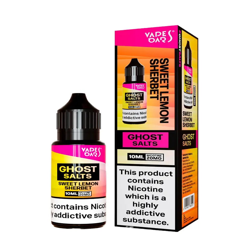Sweet Lemon Sherbet Nic Salt E-liquid by Vapes Bar Ghost Salts 10ml -  Vape Outlet Online