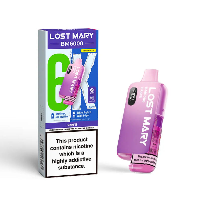 Lost Mary BM6000 Disposable Vape Kit 20mg -  Vape Outlet Online