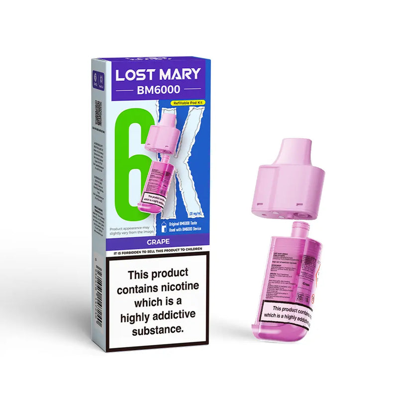Lost Mary BM6000 Prefilled Pods 20mg -  Vape Outlet Online