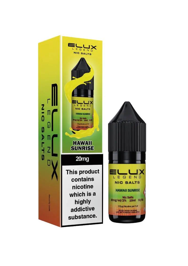 Hawaii Sunrise Nic Salt E-Liquid by Elux Legend 10ml -  Vape Outlet Online