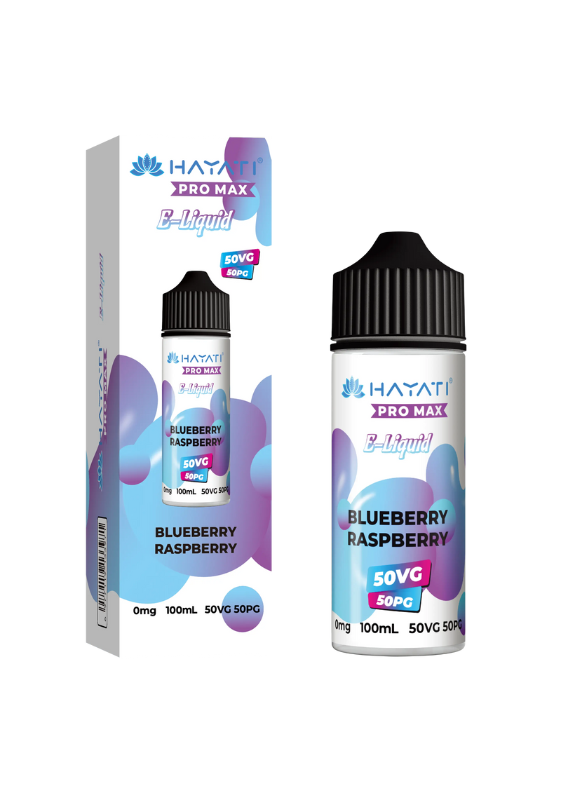 Blueberry Raspberry 50/50 Shortfill E-Liquid by Hayati Pro Max 100ml -  Vape Outlet Online