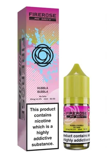 Hubbla Bubbla Nic Salt E-Liquid by Firerose 5000 Salts 10ml -  Vape Outlet Online