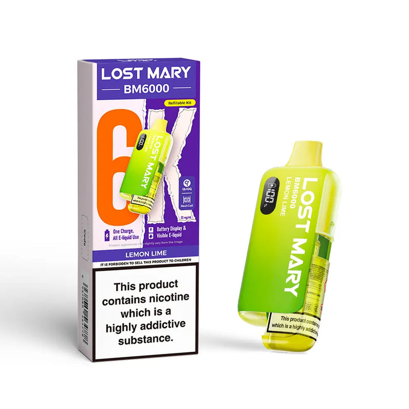 Lost Mary BM6000 Disposable Vape Kit 20mg -  Vape Outlet Online