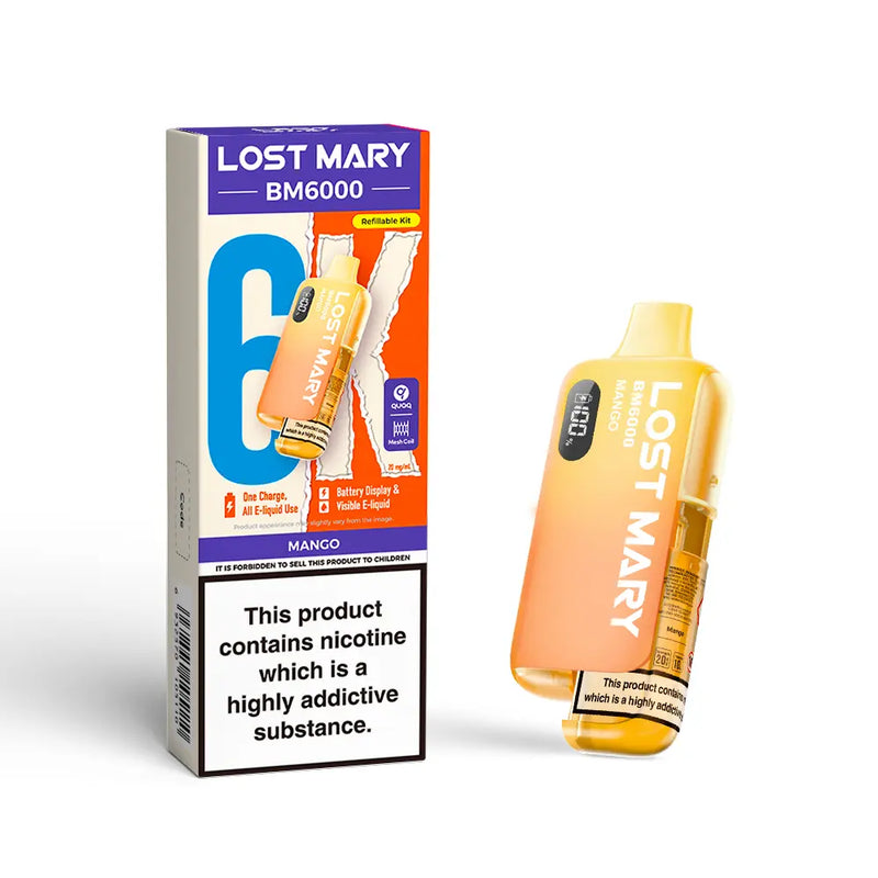 Lost Mary BM6000 Disposable Vape Kit 20mg -  Vape Outlet Online