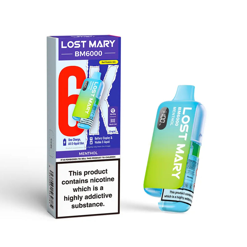 Lost Mary BM6000 Disposable Vape Kit 20mg -  Vape Outlet Online