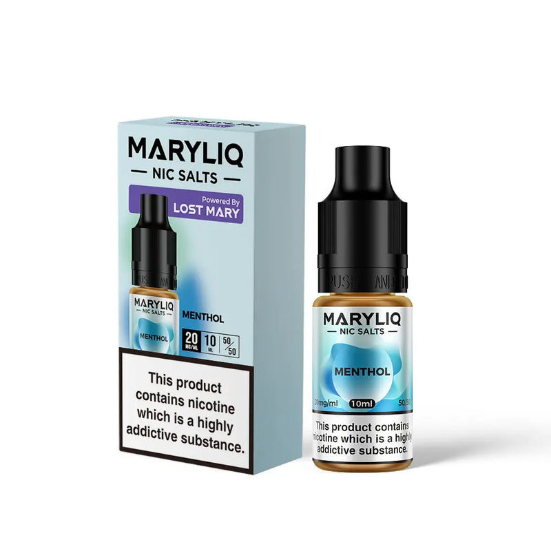 Menthol Nic Salt E-Liquid by Maryliq Salts 10ml -  Vape Outlet Online