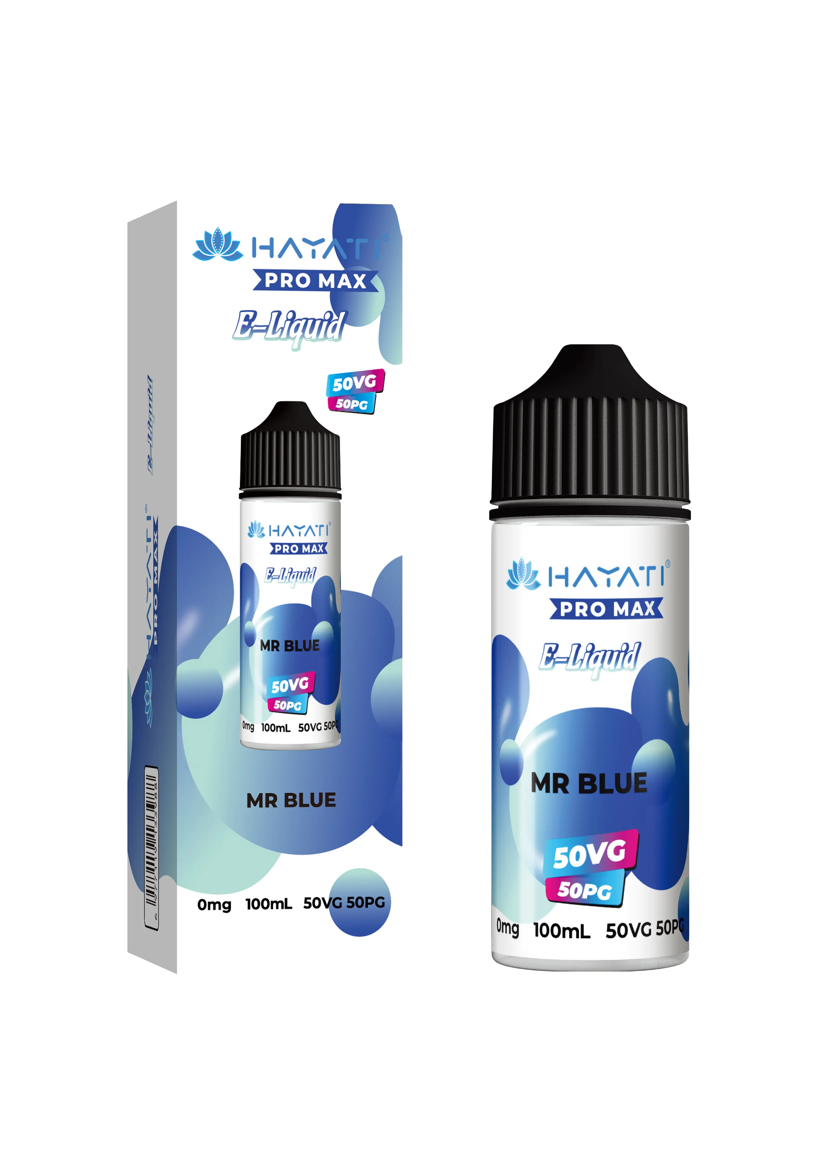 Mr Blue 50/50 Shortfill E-Liquid by Hayati Pro Max 100ml -  Vape Outlet Online