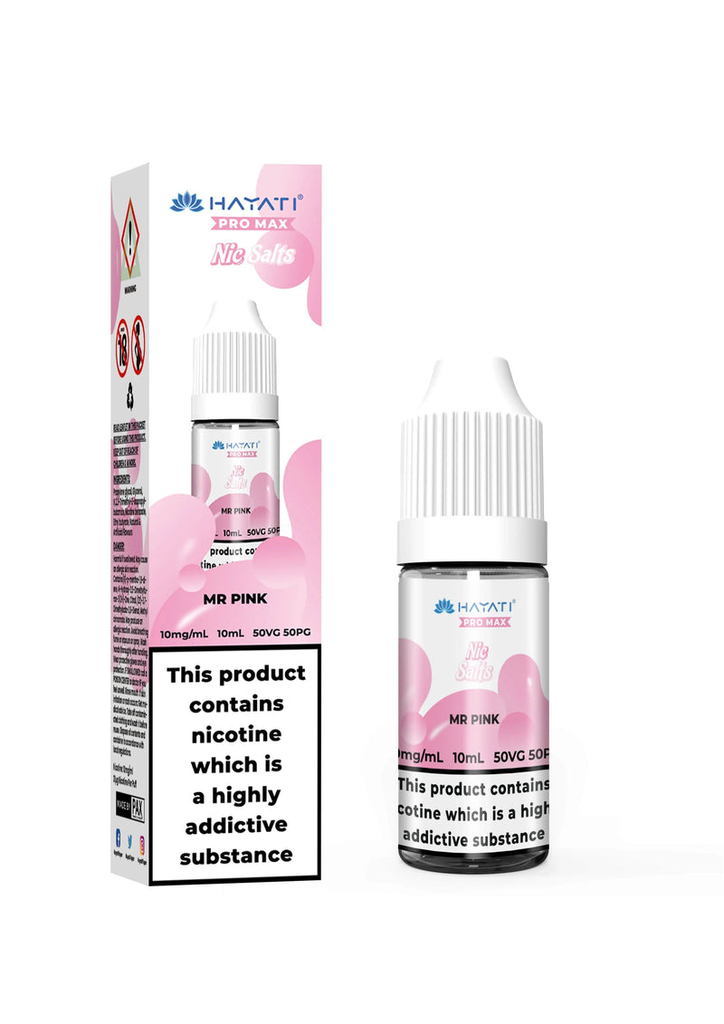 Mr Pink Nic Salt E-Liquid by Hayati Pro Max 10ml -  Vape Outlet Online