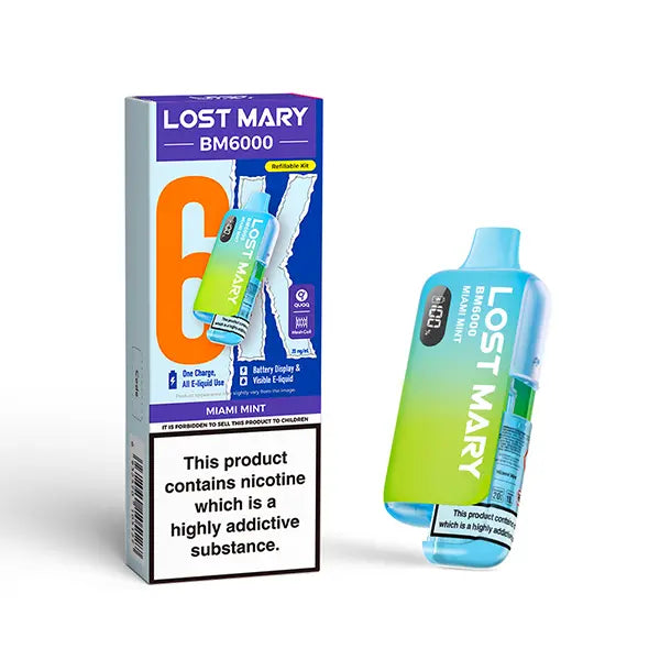 Lost Mary BM6000 Disposable Vape Kit 20mg -  Vape Outlet Online