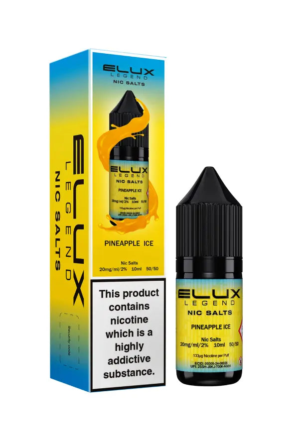 Pineapple Ice Nic Salt E-Liquid by Elux Legend 10ml -  Vape Outlet Online