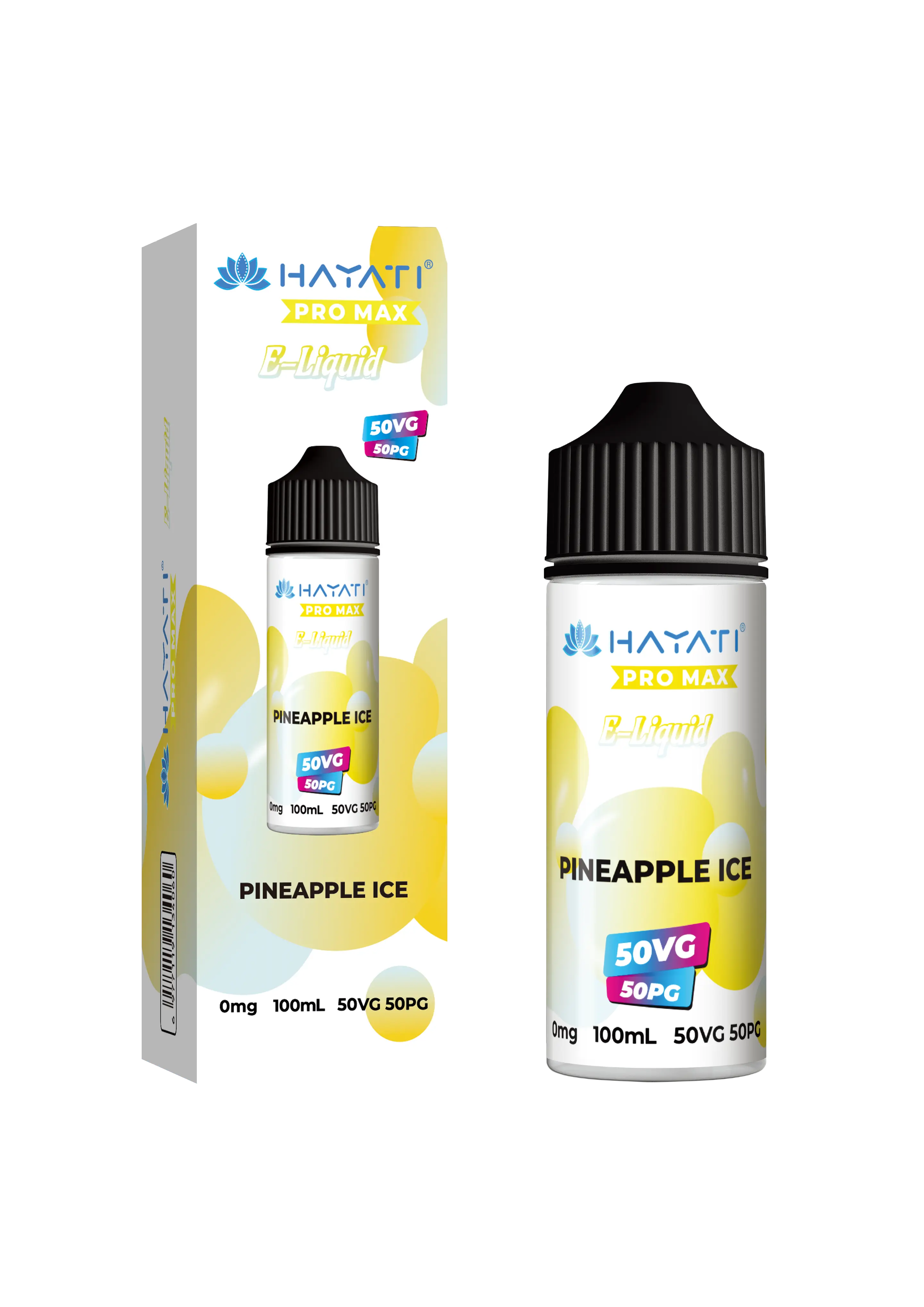 Pineapple Ice 50/50 Shortfill E-Liquid by Hayati Pro Max 100ml -  Vape Outlet Online