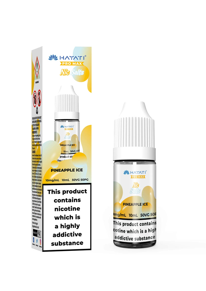 Pineapple Ice Nic Salt E-Liquid by Hayati Pro Max 10ml -  Vape Outlet Online
