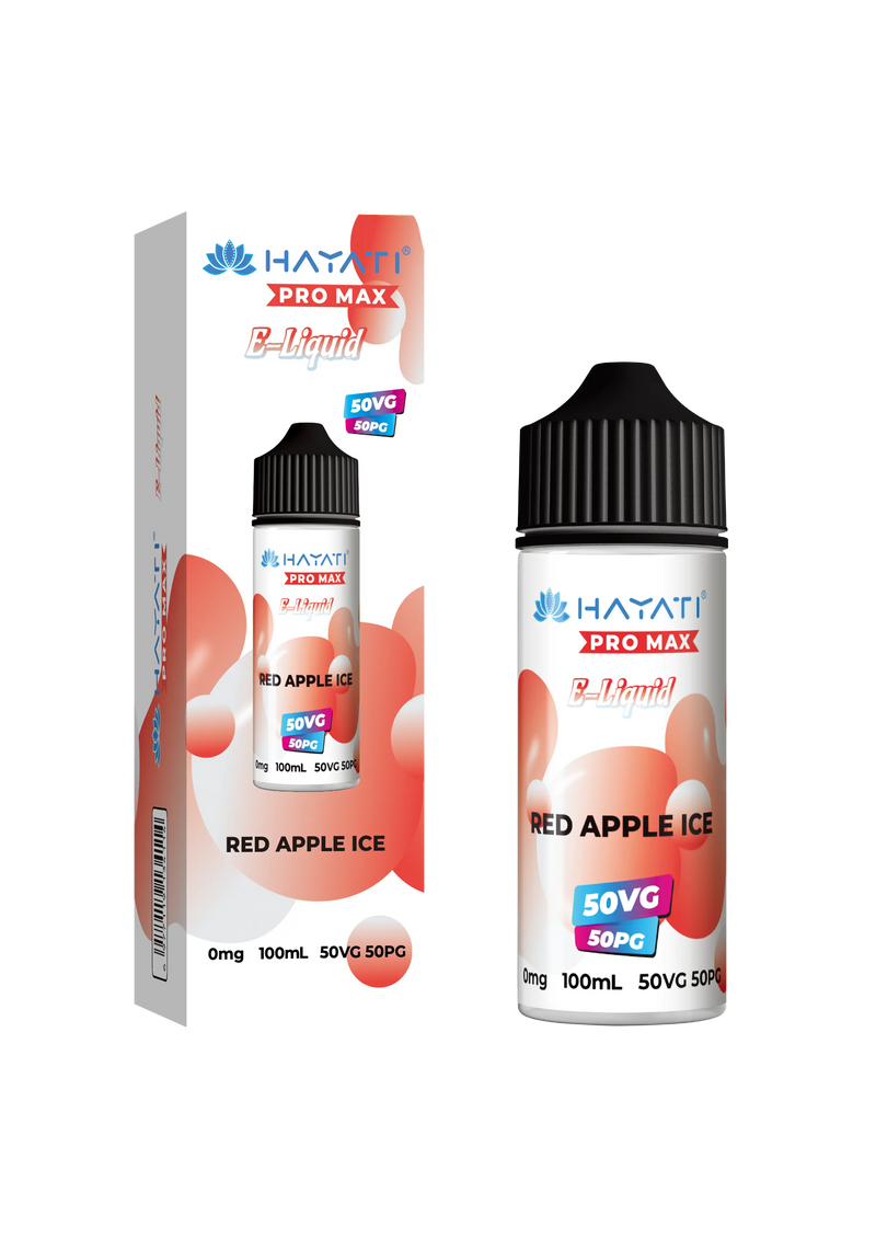 Red Apple Ice 50/50 Shortfill E-Liquid by Hayati Pro Max 100ml -  Vape Outlet Online