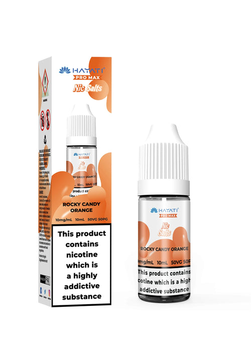 Rocky Candy Orange Nic Salt E-Liquid by Hayati Pro Max 10ml