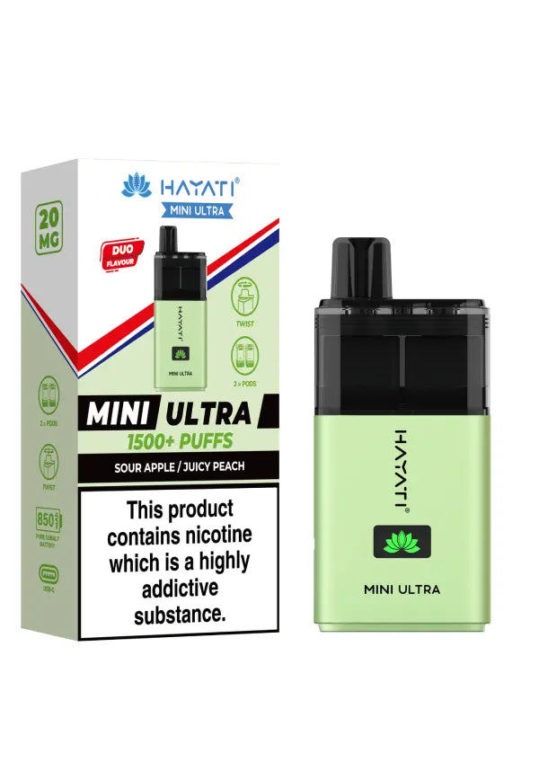 Hayati Mini Ultra Disposable Vape Kit 20mg -  Vape Outlet Online