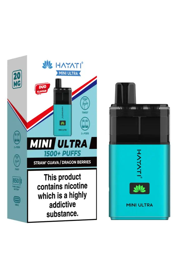Hayati Mini Ultra Disposable Vape Kit 20mg -  Vape Outlet Online