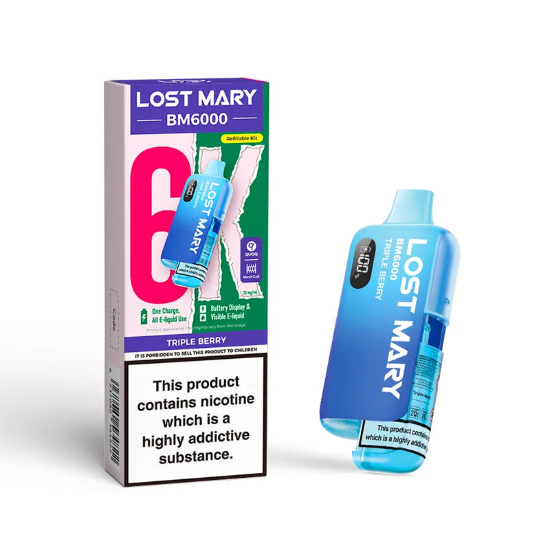 Lost Mary BM6000 Disposable Vape Kit 20mg -  Vape Outlet Online