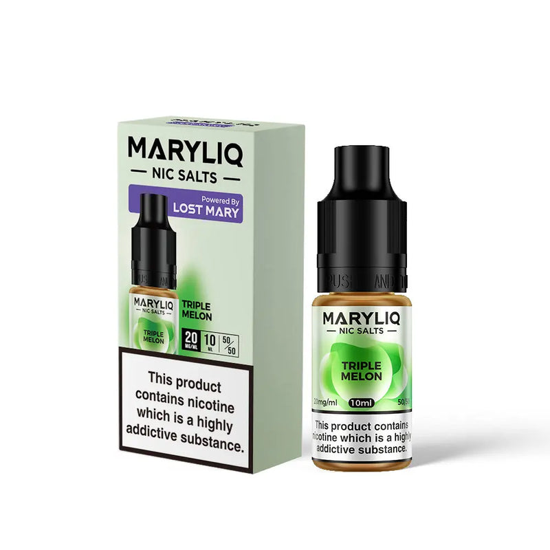 Triple Melon Nic Salt E-Liquid by Maryliq Salts 10ml -  Vape Outlet Online