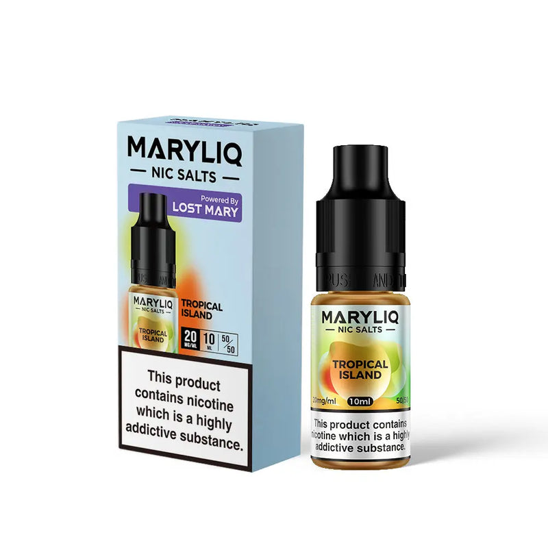 Tropical Island Nic Salt E-Liquid by Maryliq Salts 10ml -  Vape Outlet Online
