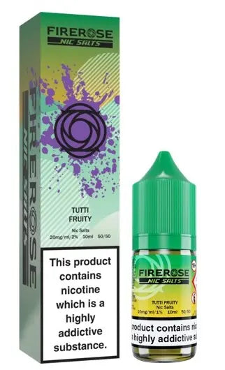 Tutti Fruity Nic Salt E-Liquid by Firerose 5000 Salts 10ml -  Vape Outlet Online